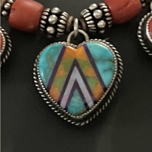 Beautiful and one of a kind handmade charms bracelet. - Picture 3 of 5